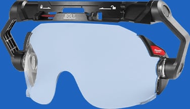 Milwaukee BOLT Eye Visor Compatible with Safety Helmets & Hard Hat