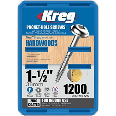 Kreg 2in #8 CRS WH Blue-Kote Pocket Screw - 250ct SML-C2B-250 from Kreg -  Acme Tools