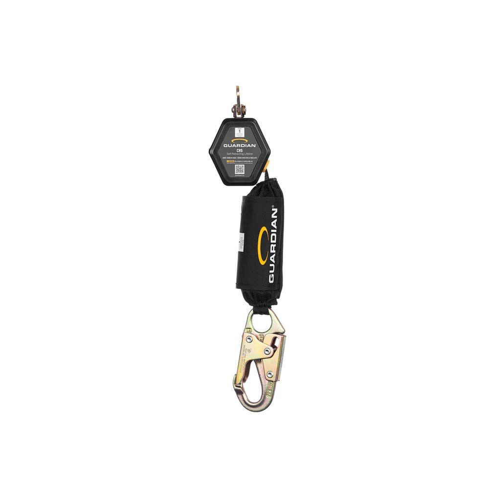 Guardian Fall Protection Class 1, CR5 Self-Retracting Lifeline Single Leg  Aluminum Rebar Hook 1400202 - Acme Tools