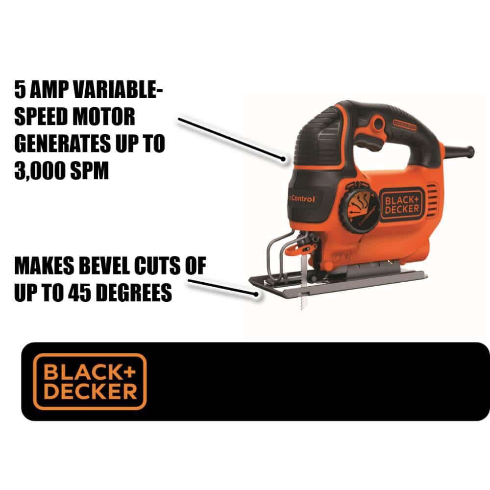 Jig Saw, Smart Select, 5.0-Amp | BLACK+DECKER