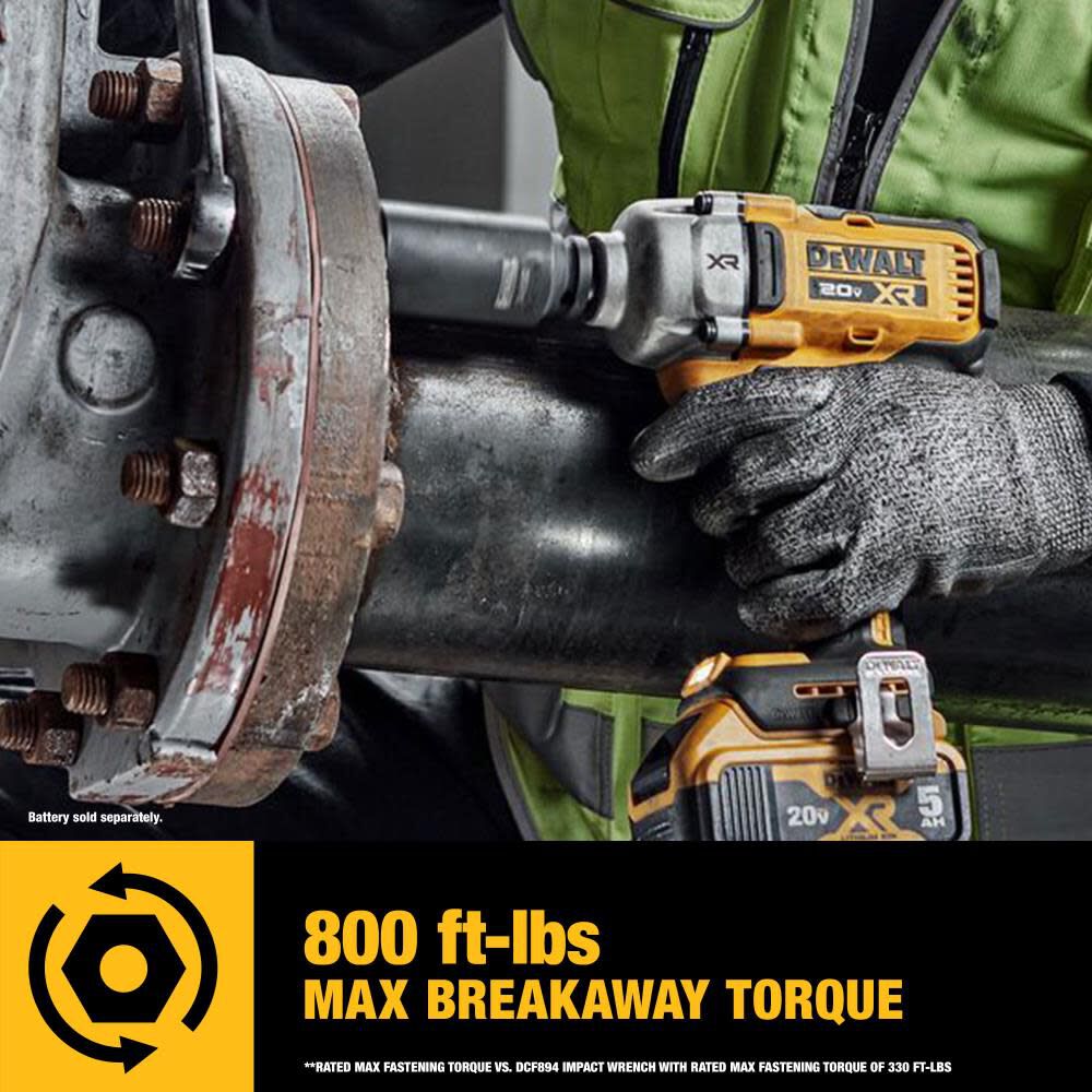 DEWALT 20V MAX XR 1 2in Impact Wrench with Hog Ring Anvil Bare