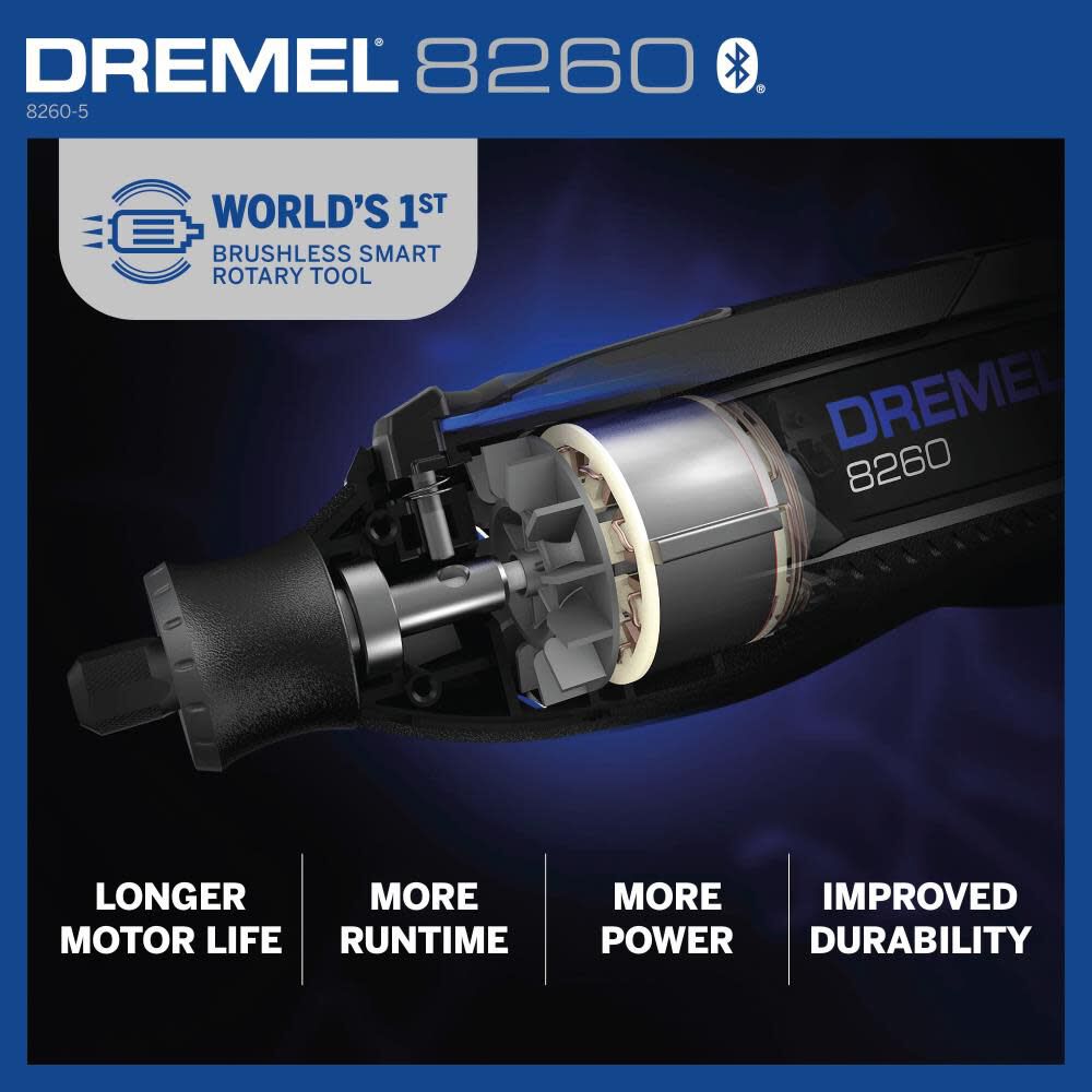 Buy a Dremel 8260 rotary tool kit online from Alan Wadkins Ltd