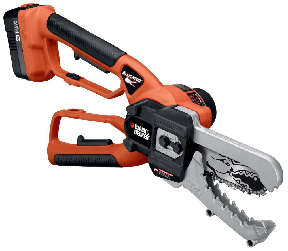  BLACK+DECKER 20V MAX* Alligator Lopper Cordless Chainsaw, Tool  Only (LLP120B) : Power Chain Saws : Patio, Lawn & Garden