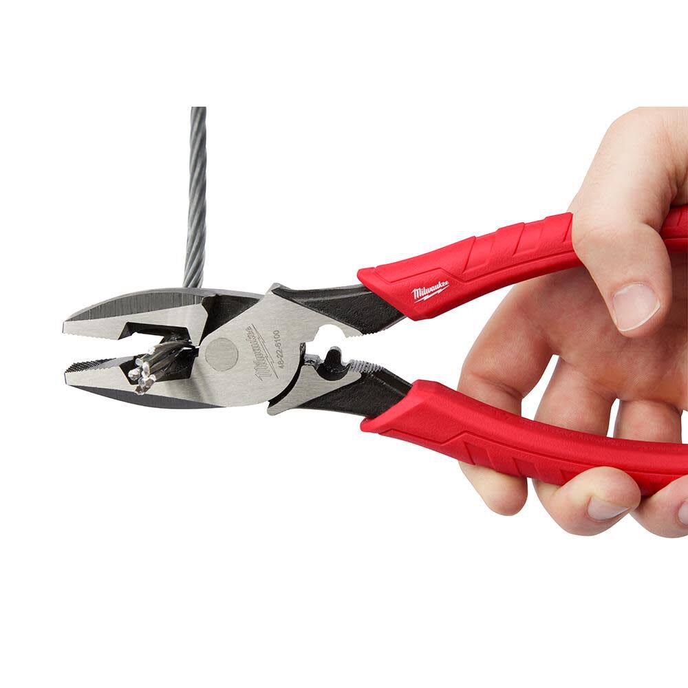 Milwaukee 9.5 in. Crimping Plier 48-22-6103 - The Home Depot