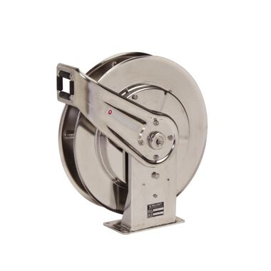 Reelcraft Hose Reel without Hose Stainless Steel Series 7000 1/2in x 50'  7800 OLS - Acme Tools
