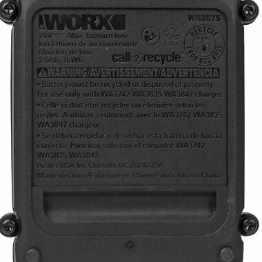 Packs de Cargador y bateria worx 20V 2 y 4 Ah