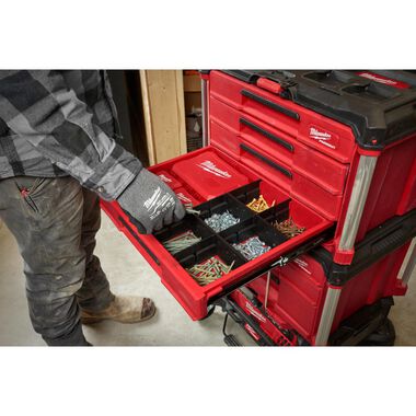 Storage Tool Box-durable Organizer Utility Box-4 Drawers, 19