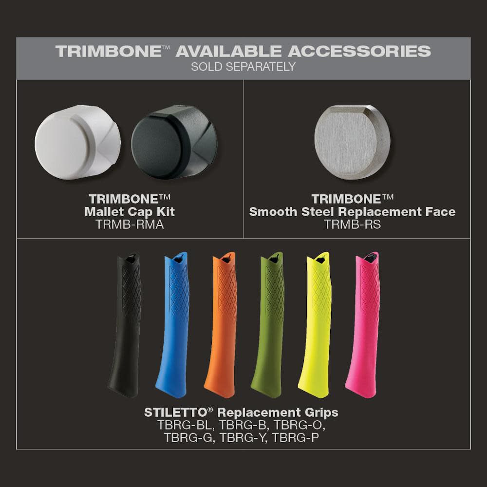 10oz TRIMBONE™ Smooth/Curve Titanium