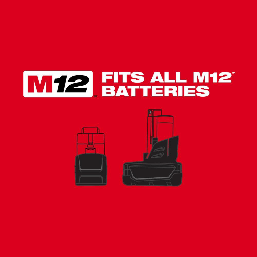 Milwaukee M12 Cordless Lithium-Ion Palm Nailer Kit 2458-21 - Acme