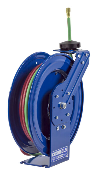 Coxreels Spring Driven Welding Hose Reel 1/4in x 40' Oxy-acet 200PSI  P-W-140 - Acme Tools