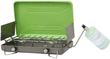 Flame King 3-Burner Camping Stove, Portable Propane Classic Grill