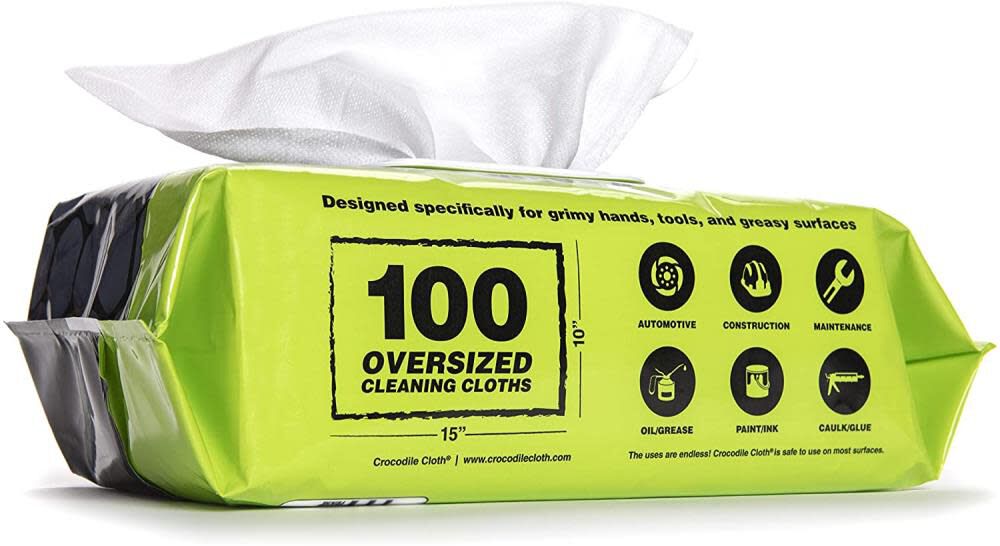 CROCODILE CLOTH All-Purpose Hand and Tool Cleaning Wipes 5900 - The Home  Depot