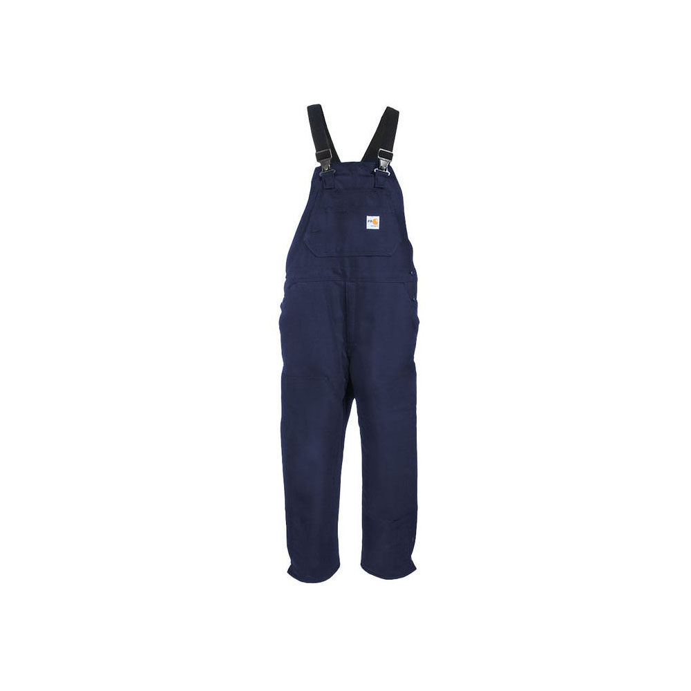 Carhartt Duck Quilt-Lined Zip-To-Thigh Bib Overalls - Apparel to