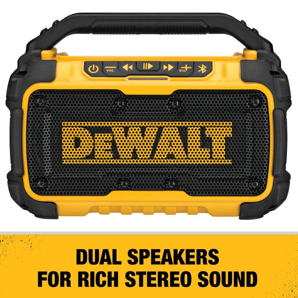 DEWALT 12V 20V MAX Jobsite Bluetooth Speaker DCR010 Acme Tools