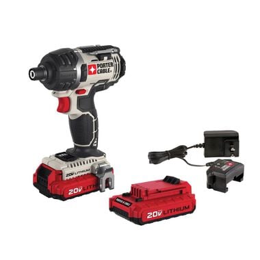 20V Cordless 1/4 in. Hex Compact Impact Driver Kit with 1.5Ah