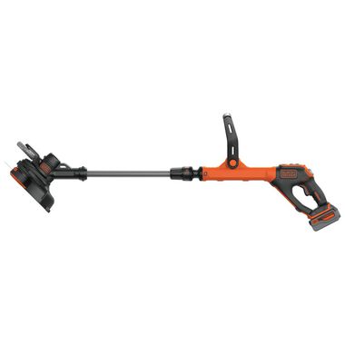 BLACK DECKER LSTE523 Black Orange 20V MAX Lightweight String Trimmer Edger