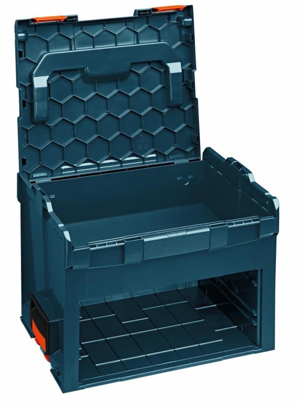 Bosch L-Boxx-3D Storage Box with Space for Removable Drawers, Blue