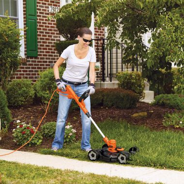 Black and Decker 6.5 Amp 12 in. Electric 3-in-1 Compact Mower