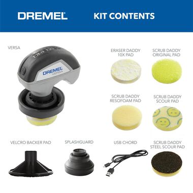  Dremel Versa PC372-1 Power Scrubber Delicate Kitchen Brush :  Home & Kitchen