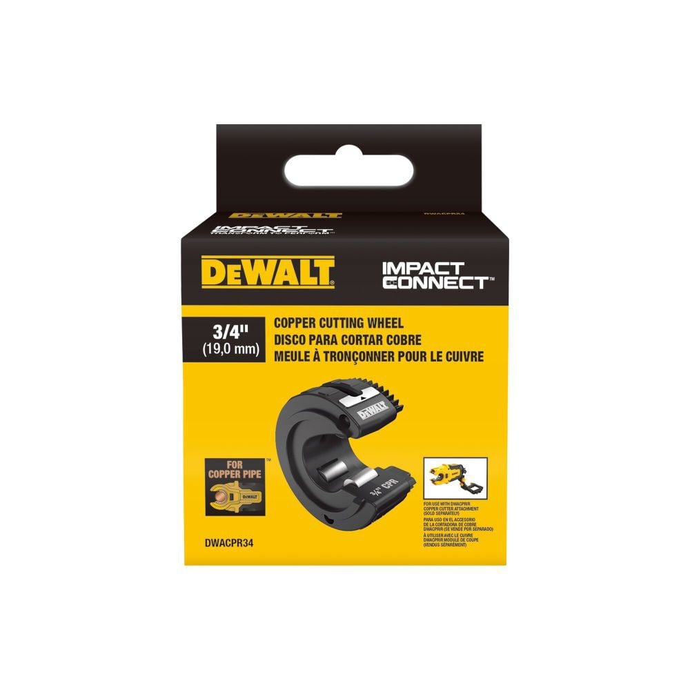 DEWALT Impact Connect 3 4in Copper Cutter Wheel DWACPR34 Acme Tools