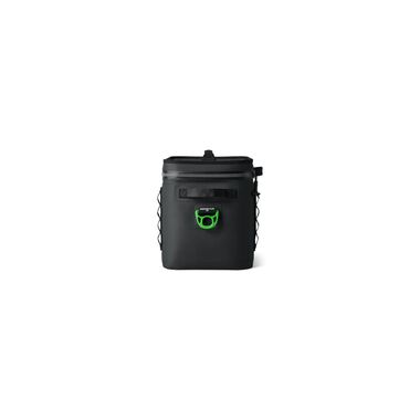 YETI Hopper Flip 8 Soft Cooler: Black/Canopy Green New