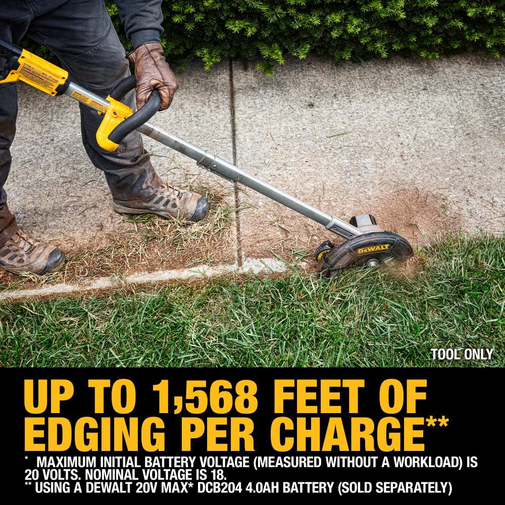 DEWALT 20V MAX Brushless Cordless Edger Bare Tool DCED400B