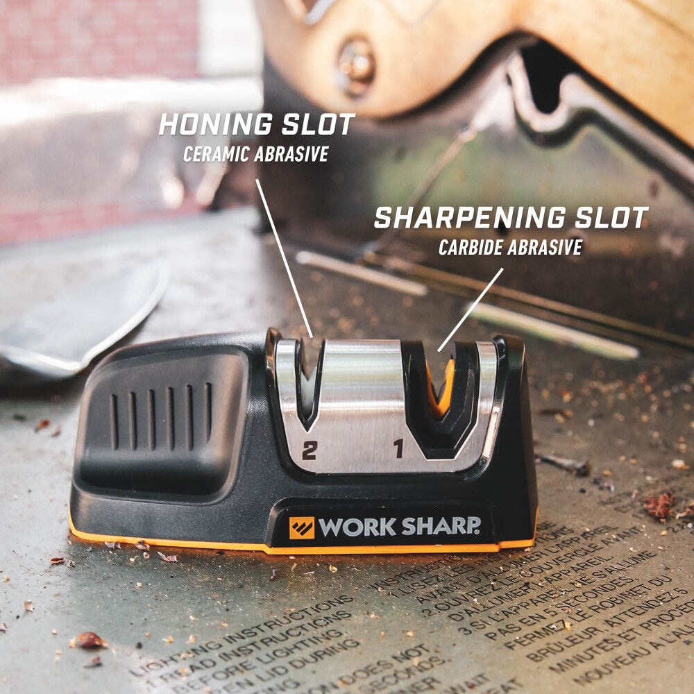 Work Sharp Compact Manual Kitchen Edge Knife Sharpener WSKTNKES from Work  Sharp - Acme Tools