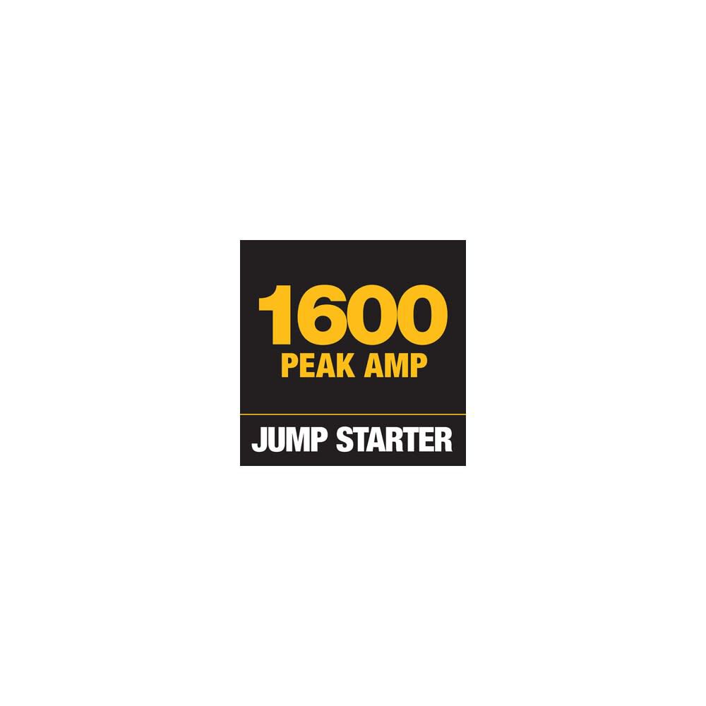 DEWALT 120V Digital Jump Starter Power Station 1600 Peak Amp