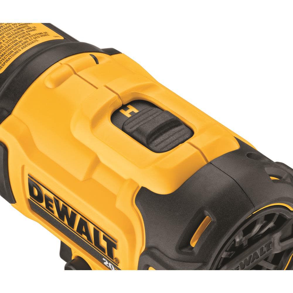 Heat Gun For Dewalt 20V Lithium Battery Hot Air Gun Kit w/4 Nozzles No  Battery
