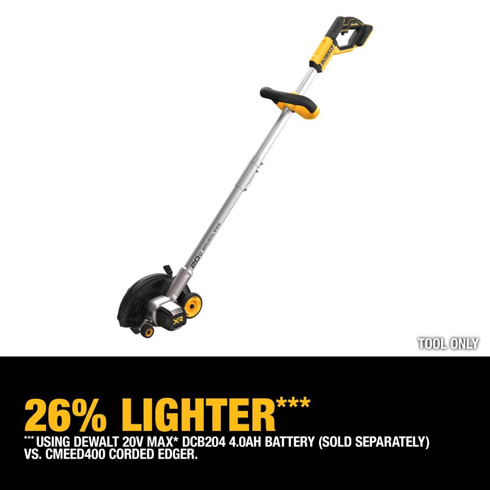 DEWALT 20V MAX Brushless Cordless Edger Bare Tool DCED400B