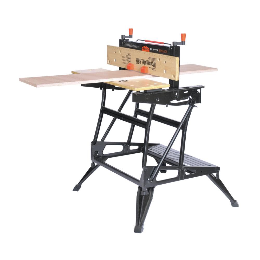 BLACK+DECKER Portable Workbench, Project Center and Vise (WM425-A) & 20V  MAX* Cordless Drill Combo Kit, 4-Tool (BD4KITCDCRL) 