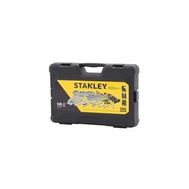 STANLEY STMT71653 145-Piece Mechanics Tool Set, Chrome 