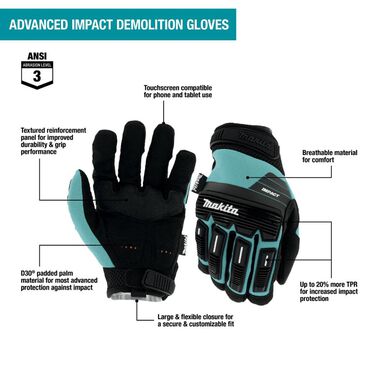 Milwaukee Winter Performance Gloves - Works with smart phones - Large 9 -  New