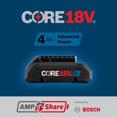 Pack 2 Batteries BOSCH ProCORE18V 5,5Ah Professional + Chargeur