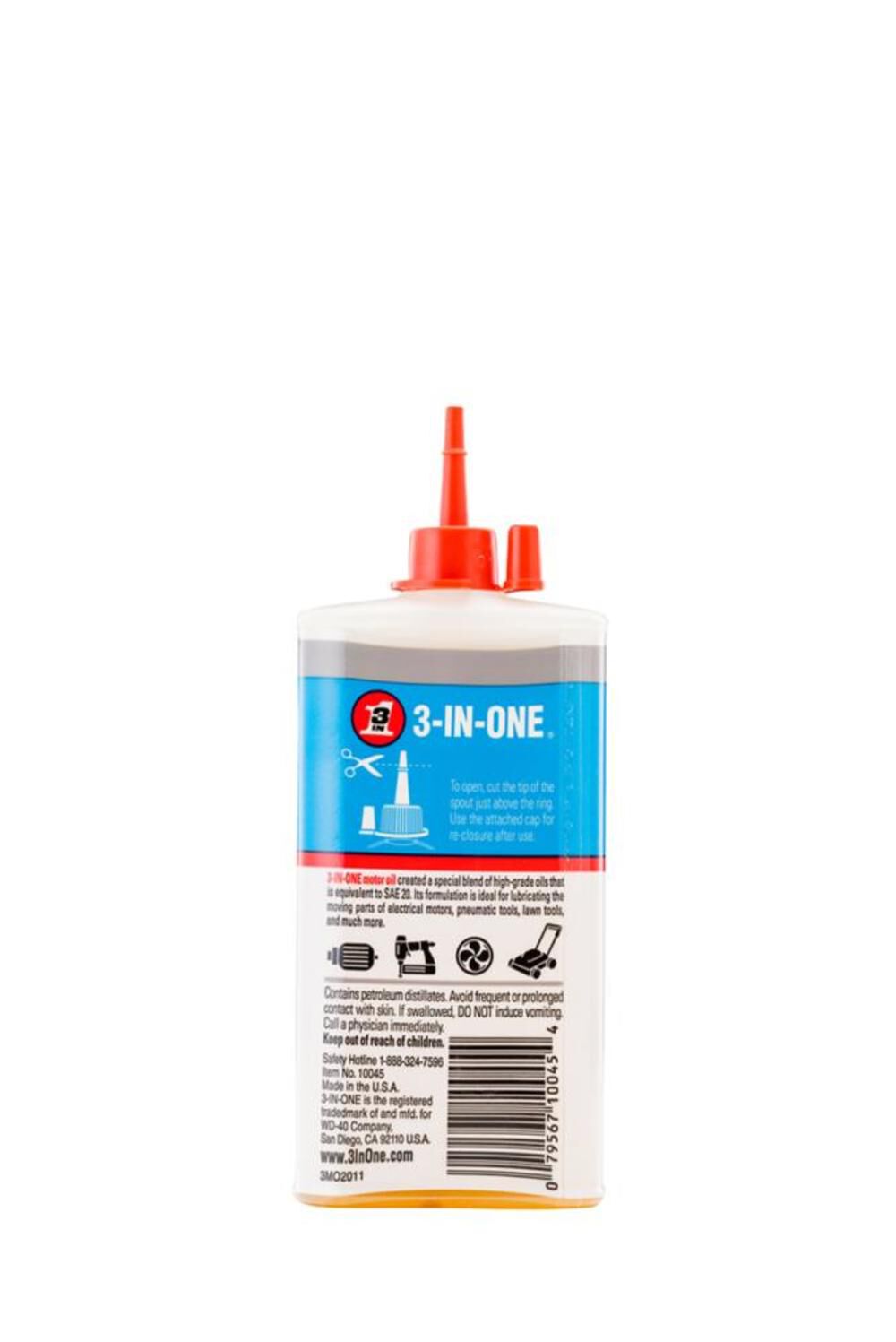 3-IN-ONE High Temperature Motor Oil 3-oz - Lubricates Small Electric Motors  - S.A.E 20 Equivalent in the Hardware Lubricants department at