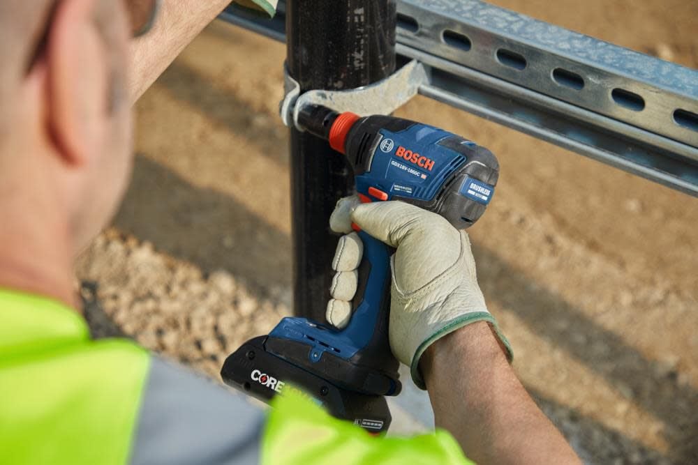 BOSCH GXL18V-224B25 18V 2-Tool Combo Kit with Connected 1/4 In. and 1/2 In.  Two-In-One Bit/Socket Impact Driver and Brute Tough 1/2 In. Hammer Drill/D 