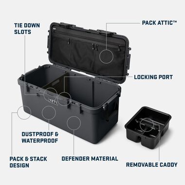 YETI LoadOut 30 GoBox, Waterproof Equipment Case