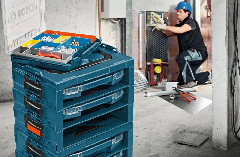 Bosch L-Rack-T Plastic Carry Handle 1 Storage Case in the Tool Storage  Accessories department at