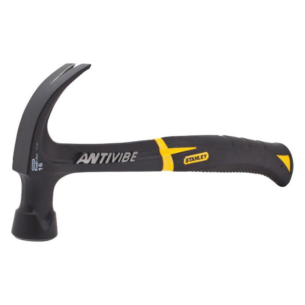 Stanley 16 Oz. Smooth-Face Curved Claw Hammer with Fiberglass