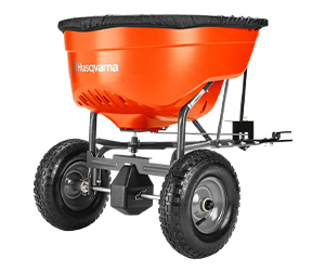 Husqvarna 130 pound tow spreader