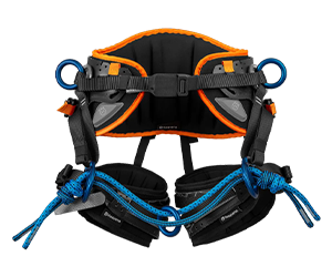 Husqvarna arborist essentials climbing harness with multiple bridge