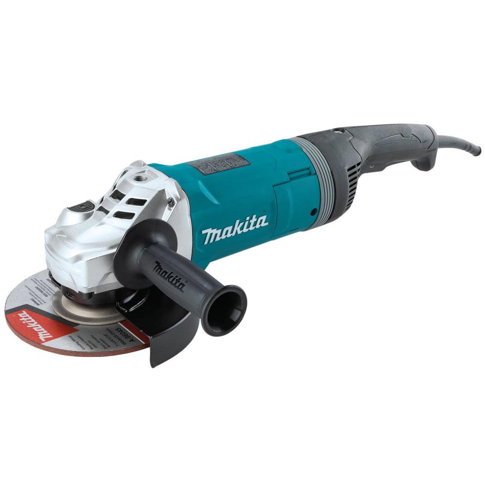 & Angle Acme 7in Handle Switch Makita from Lock-On Tools Grinder Makita with GA7080 - Rotatable