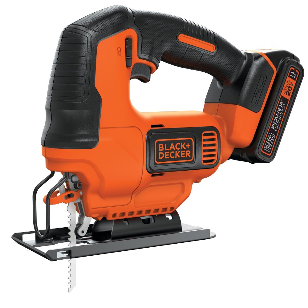 Black and Decker B20V MAX* POWERCONNECT Cordless Jigsaw Kit BDCJS20C from  Black and Decker - Acme Tools