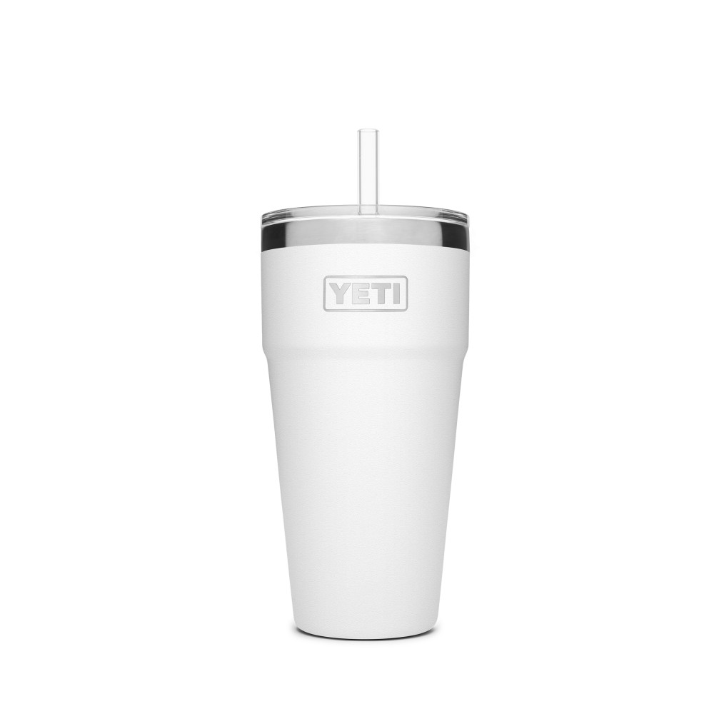 YETI RAMBLER 26oz STACKABLE CUP w/STRAW LID (CHARCOAL )