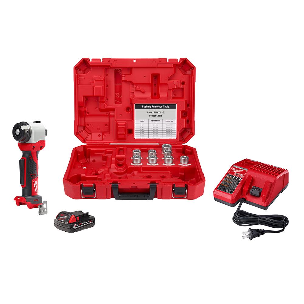 Milwaukee M18 Cable Stripper Kit for Cu RHW / RHH / USE 2935X-21