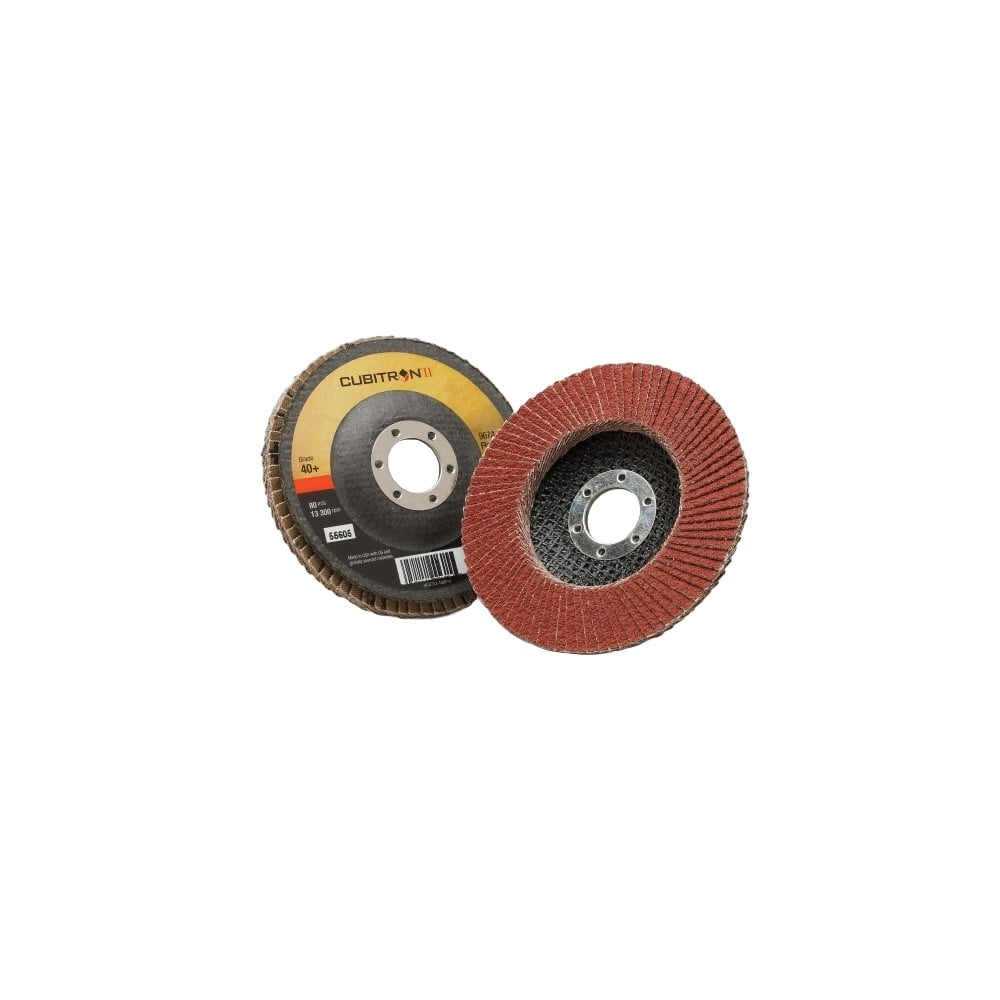 3M Cubitron II T27 Red 40+ Grit Coarse Flap Disc 967A