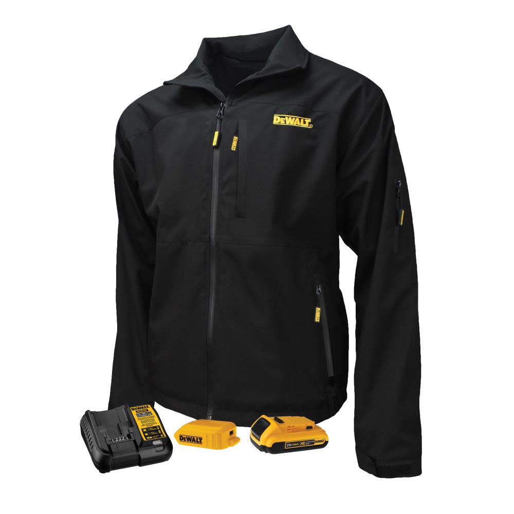 DEWALT Heated Soft Shell Jacket Kit DCHJ090BD1R002 Acme Tools