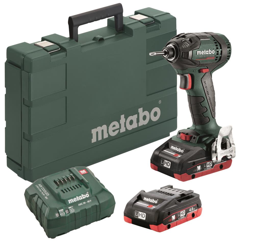 Metabo SSD 18 LTX 200 BL Cordless Impact Driver 602396520 from Metabo Acme Tools