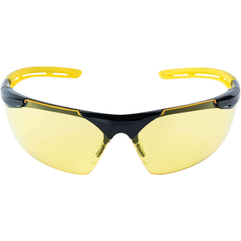 3M Black & Yellow Frame Amber Lens Safety Glasses